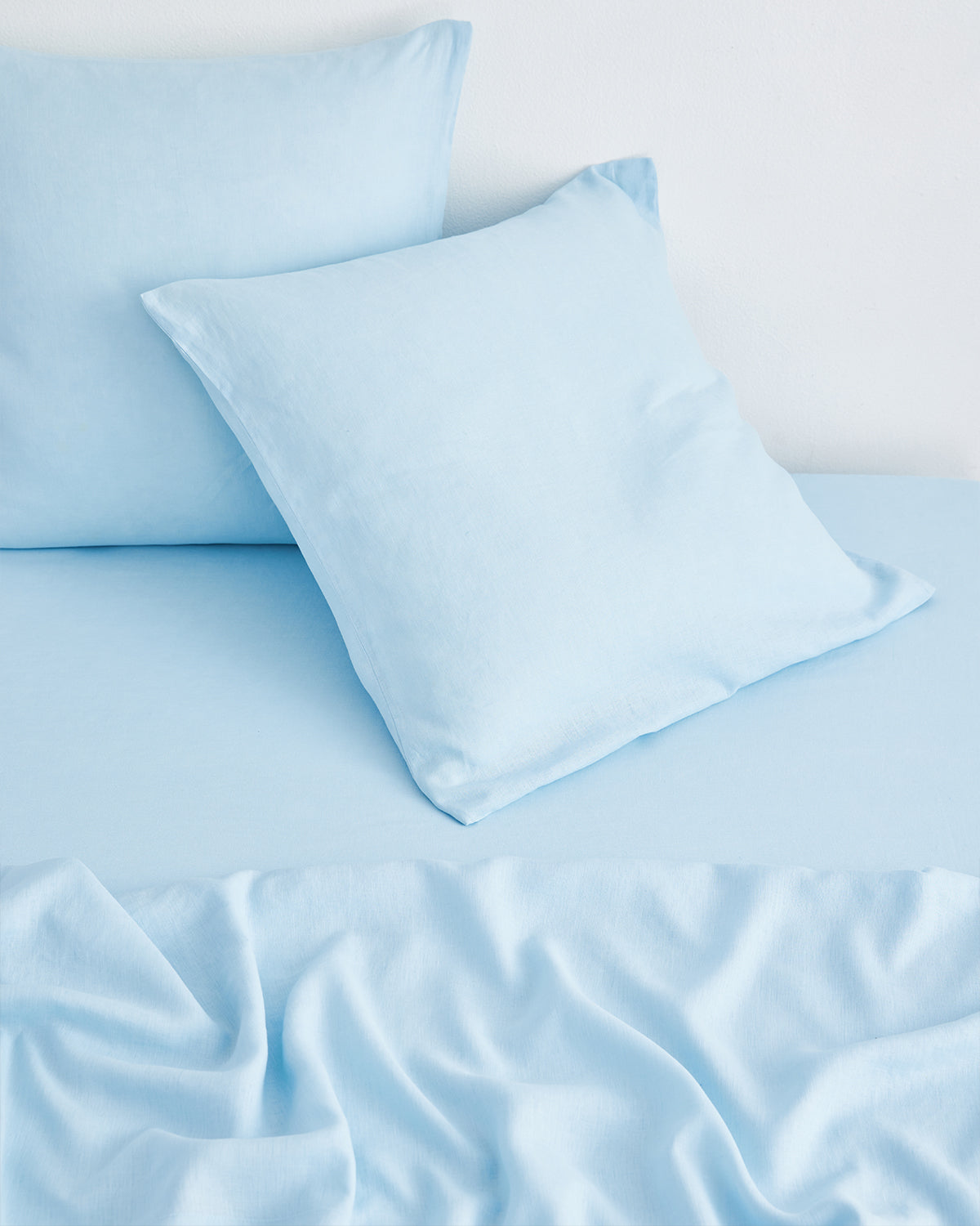 100% French Flax Linen Euro pillowcase- Cocoa main image 0