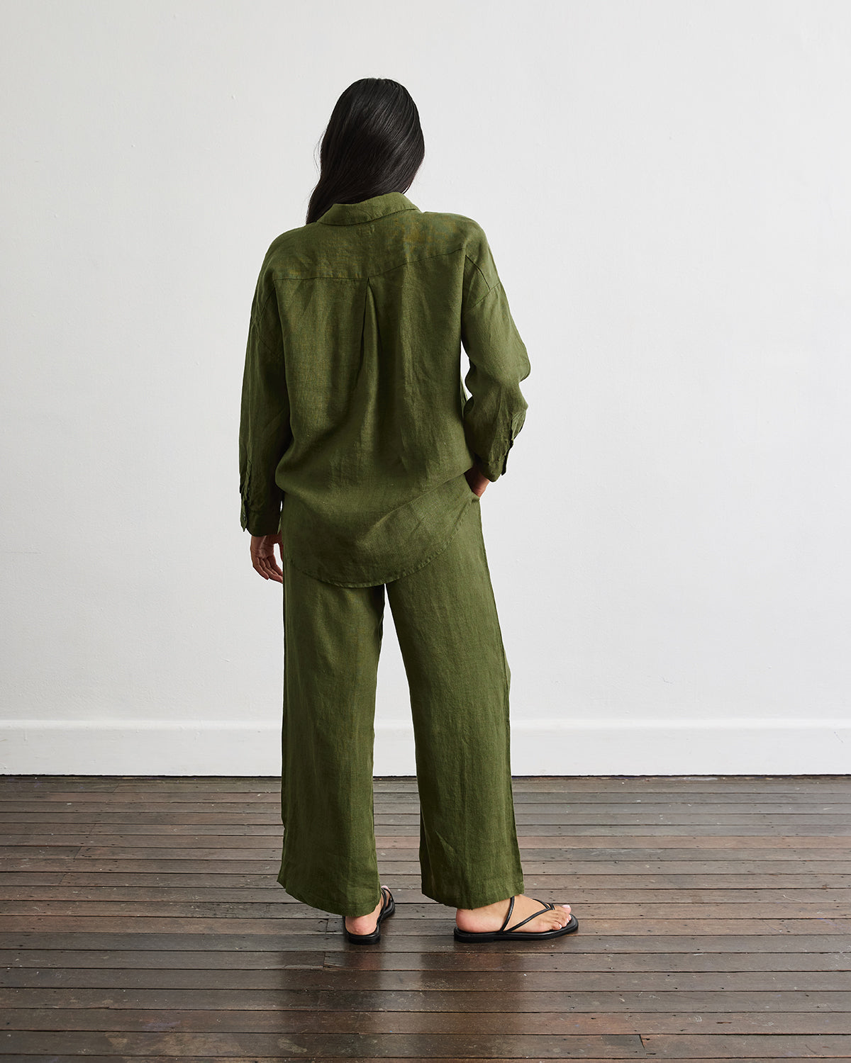 Long Lounge Set in Olive – Bed Threads