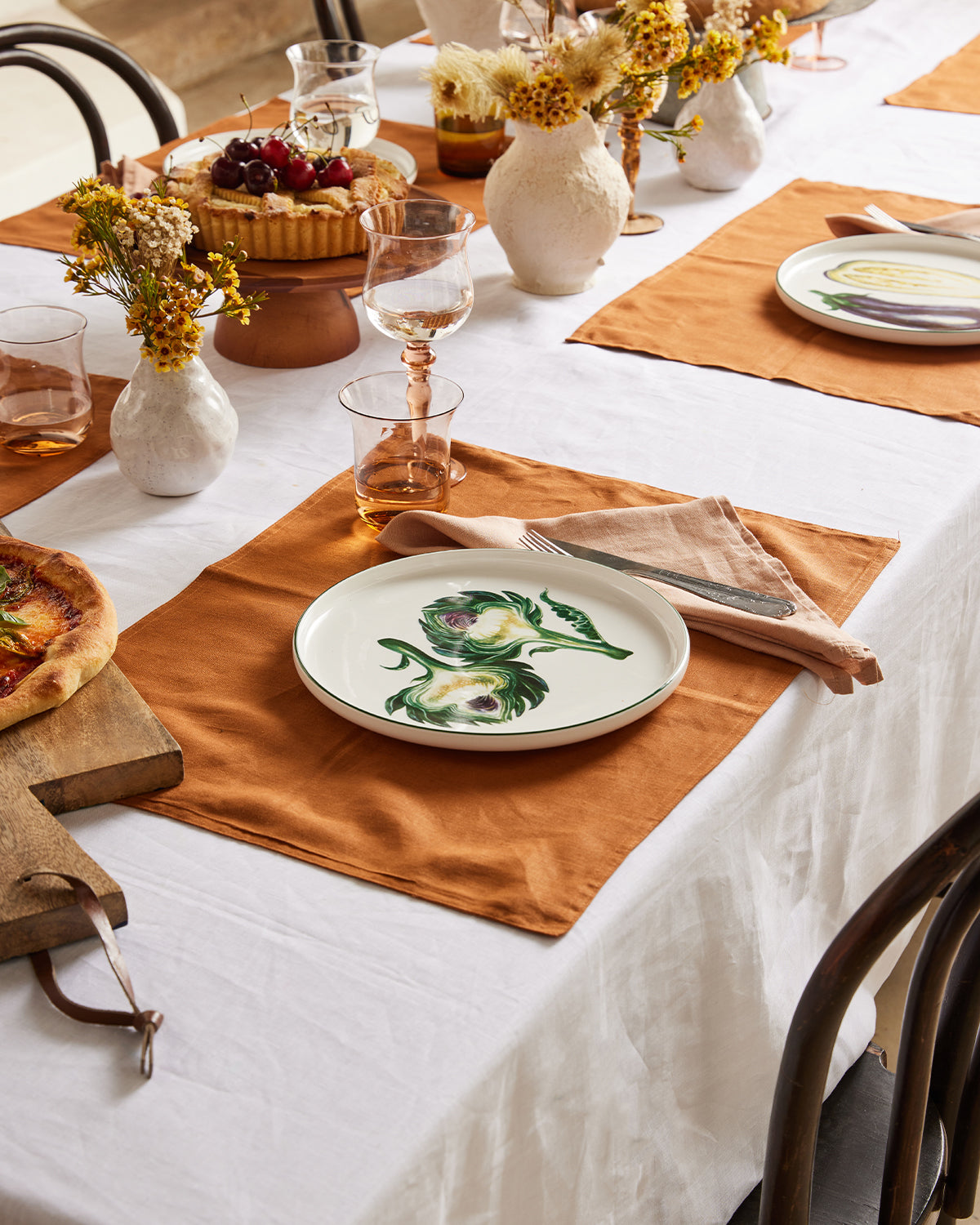 Rustic Linen Placemats - Set of 4 – The Chateau Collection