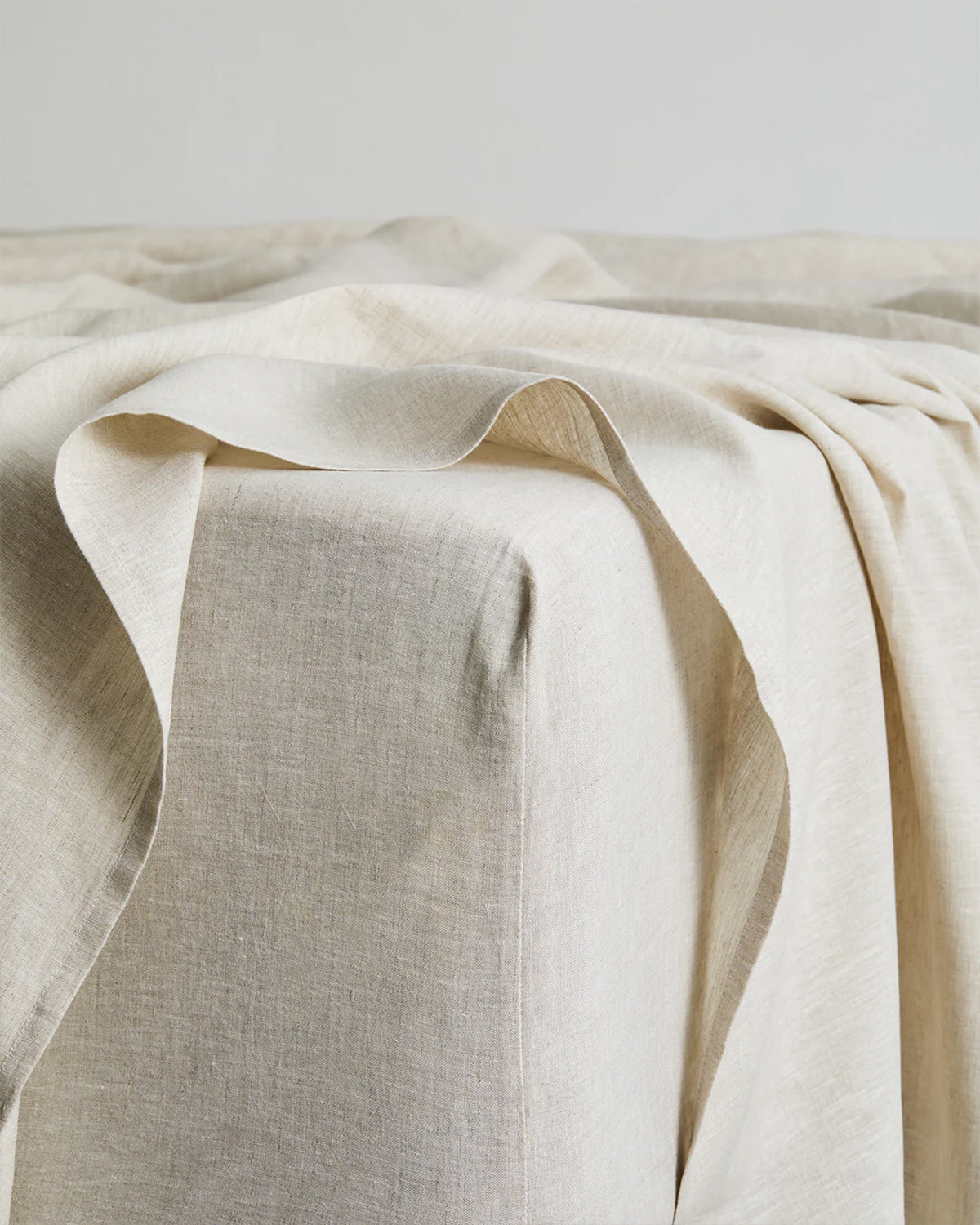 Oatmeal Flax Linen Quilt Cover Set  Bed Linen Sets Online – Bed Threads