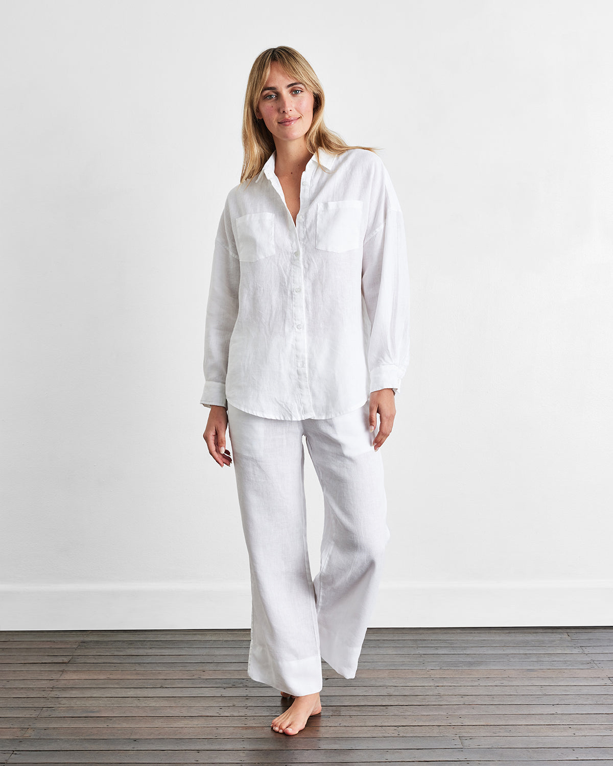Linen Pyjamas / Linen Sleepwear / Women Pajama Set -  Canada