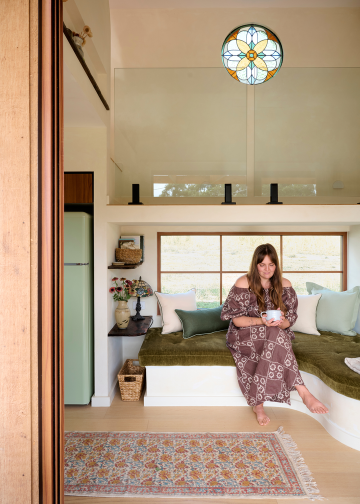 Maddison Cate’s Off-Grid Tiny Home Is a Cozy Oasis in Nature
