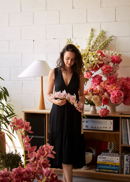 Florist Gina Lasker’s Home Meets Workspace Is Blooming with Color and Charm