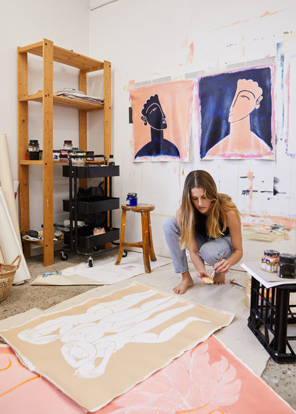 Inside the Art-Filled Paddington Terrace and Studio of Painter Hannah Carrick