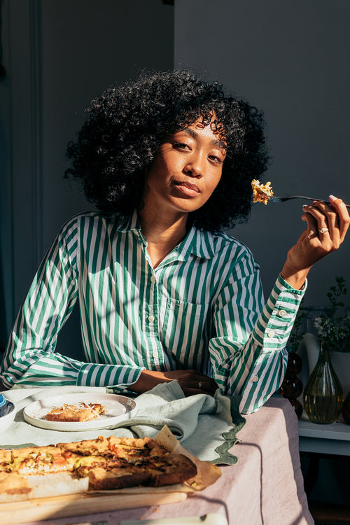 Maryah Ananda's Savory Galette With Zucchini and Tomato