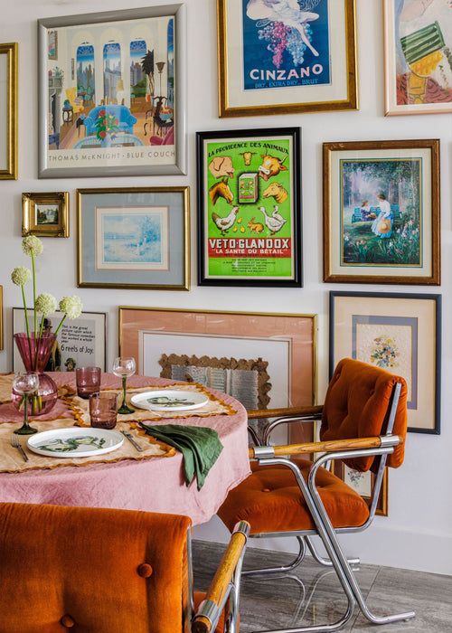 How to Mix and Match Your Art to Create the Perfect 'Salon-Style' Hang