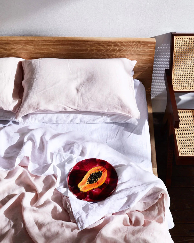 Rosewater 100% French Flax Linen Bedding Set