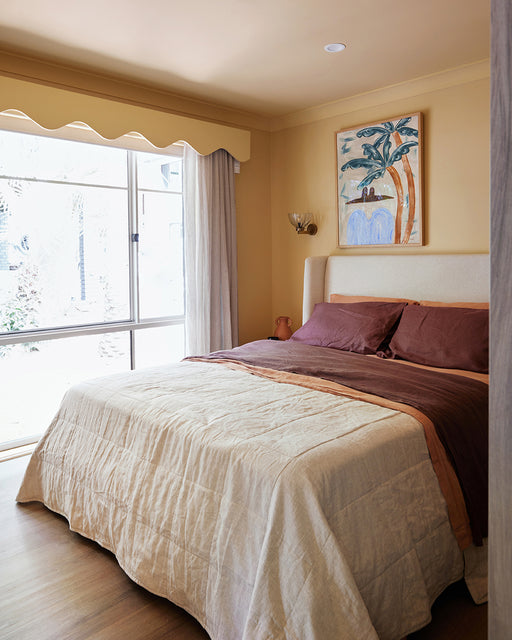 Cacao 100% French Flax Linen Sheet Set