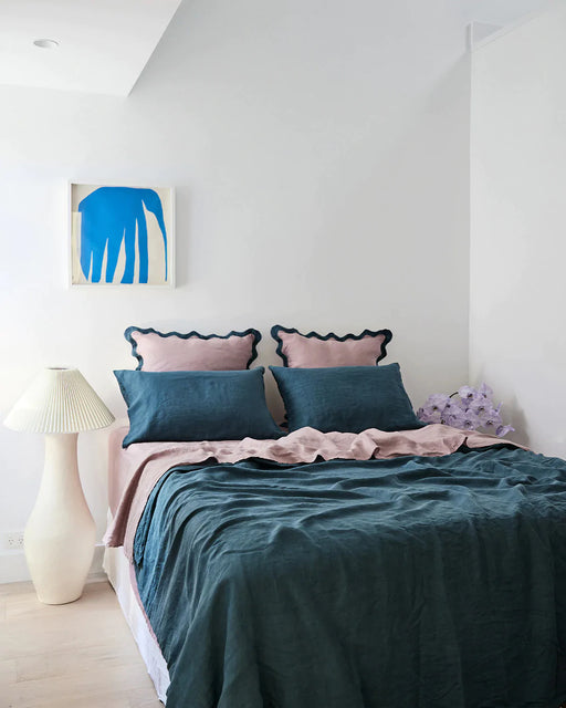 Lavender 100% French Flax Linen Sheet Set