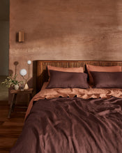 Hazelnut 100% French Flax Linen Sheet Set - view