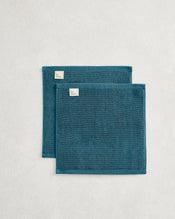 Aegean 100% Cotton Terry Face Washers (Set of Two) - view