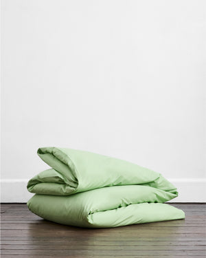 Apple Organic Cotton Percale Duvet Cover
