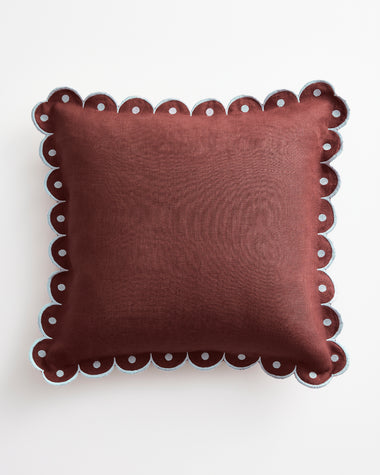 Cacao & Coast 100% French Flax Linen Arch Cushion Cover