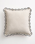 Oatmeal & Charcoal  Arch Cushion Cover