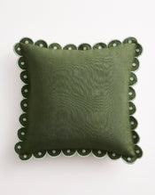 Olive & Sage 100% French Flax Linen Arch Cushion Cover - view