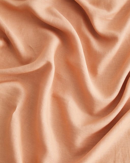 Terracotta 100% French Flax Linen Duvet Cover Set