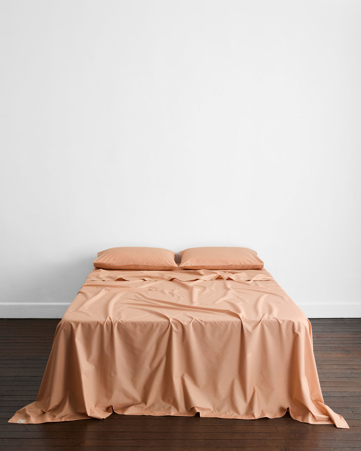 Butterscotch Organic Cotton Percale Flat Sheet