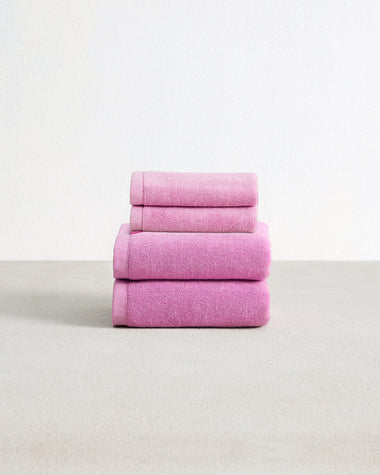 Bubblegum 100% Cotton Terry Hand Towels & Face Washers Bundle