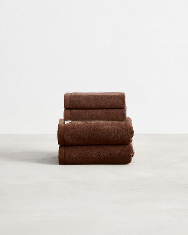 Espresso 100% Cotton Terry Hand Towels & Face Washers Bundle