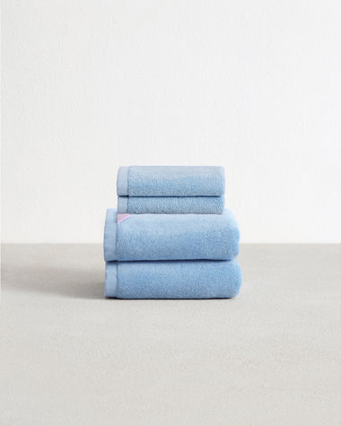 Sky 100% Cotton Terry Hand Towels & Face Washers Bundle