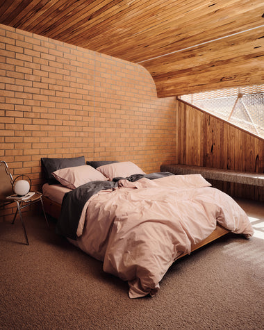 Graphite 100% Organic Cotton Flat Sheet