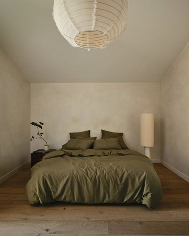 Eucalyptus 100% Organic Cotton Percale Fitted Sheet