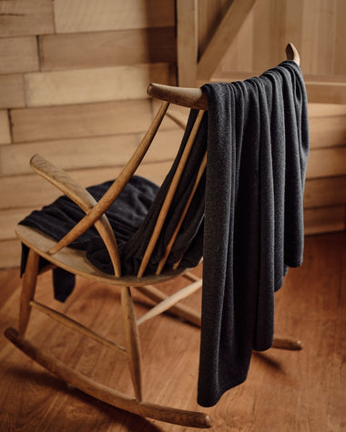 Shadow Cotton & Wool Mix Blanket