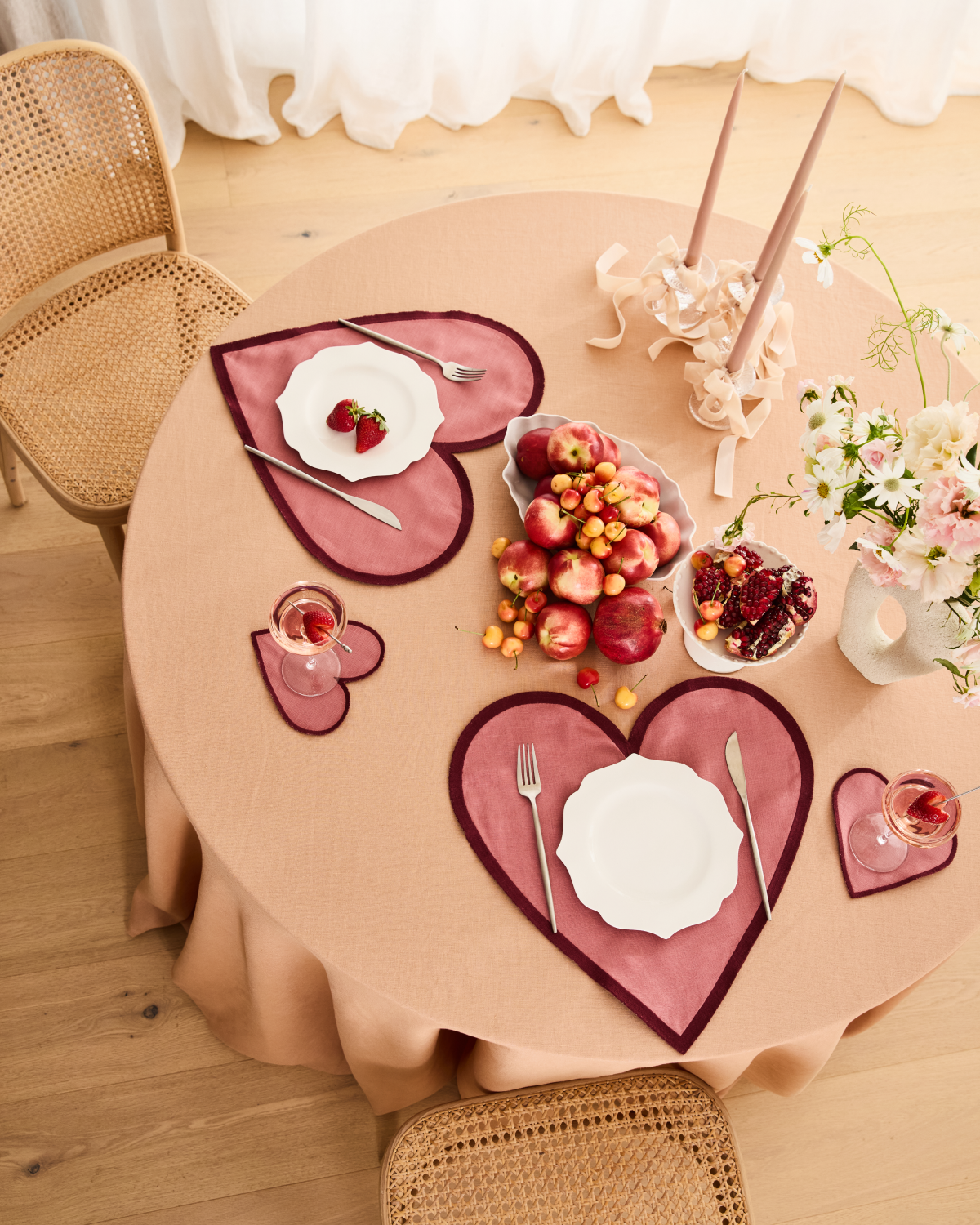 Terracotta Heart Table Bundle