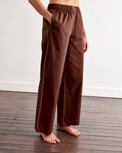 Espresso & Sky Piped Pants - view