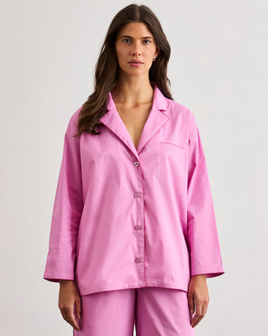 Bubblegum & Berry Piped Long Sleep Set