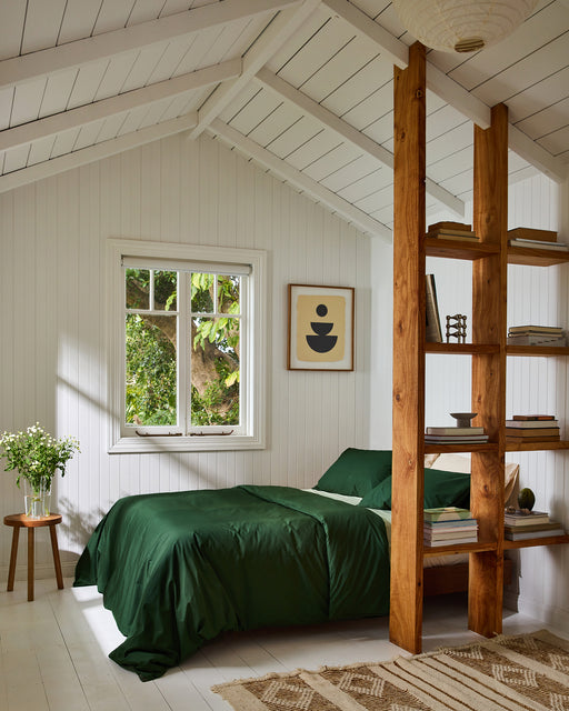 Moss & Vanilla Organic Cotton Percale Bedding Bundle