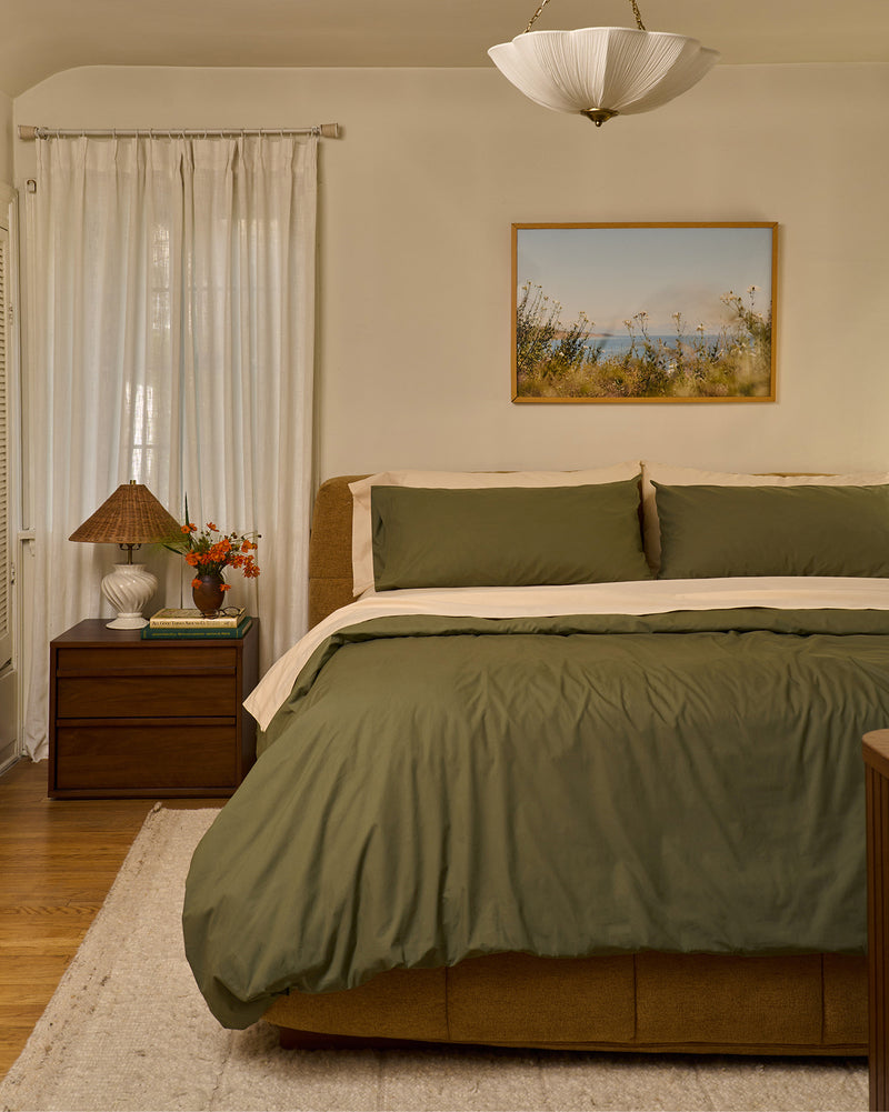 Eucalyptus 100% Organic Cotton Percale Pillowcases (Set of Two)