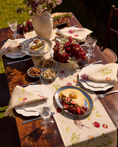 La Tavola 100% French Flax Linen Table Runner