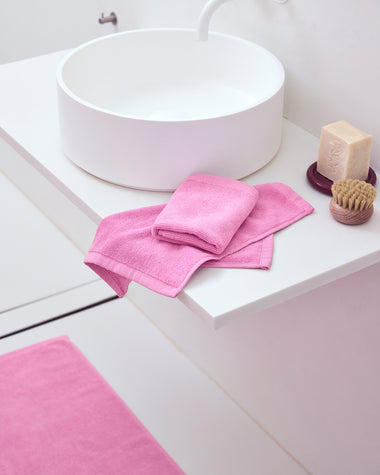 Bubblegum 100% Cotton Terry Hand Towels & Face Washers Bundle