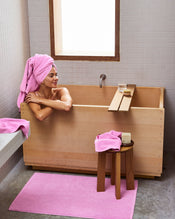 Bubblegum 100% Cotton Terry Bath Sheets (Set of Two) - view