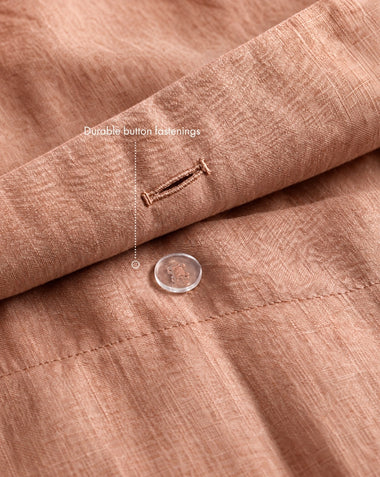 Hazelnut 100% French Flax Linen Duvet Cover