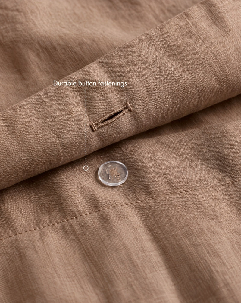 Portobello 100% French Flax Linen Duvet Cover