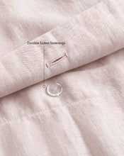 Rosewater 100% French Flax Linen Duvet Cover - view