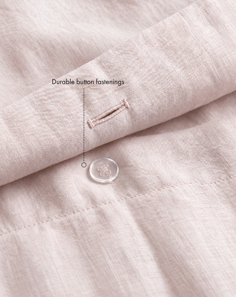 Rosewater 100% French Flax Linen Duvet Cover