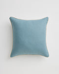 Lagoon & Crème  Piped Cushion Cover