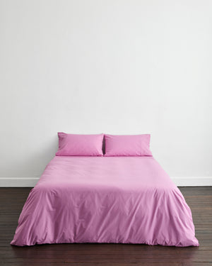 Bubblegum Organic Cotton Percale Bedding Set