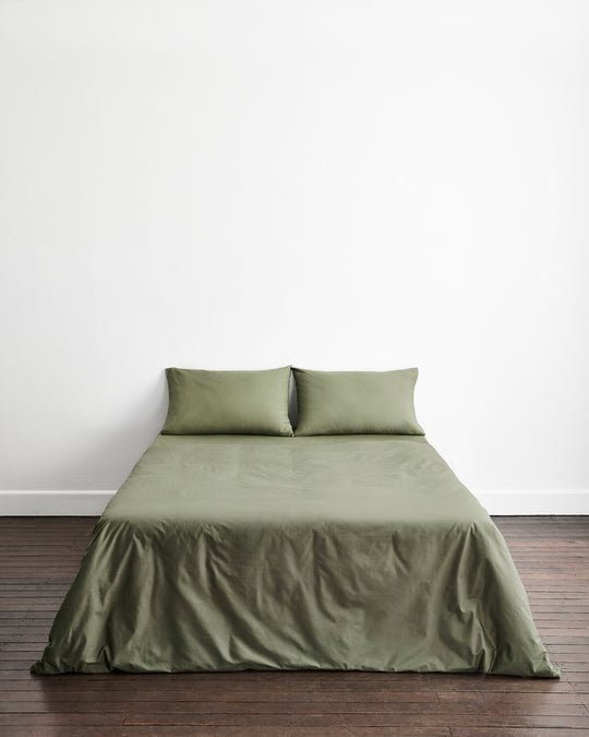 Eucalyptus 100% Organic Cotton Percale Bedding Set
