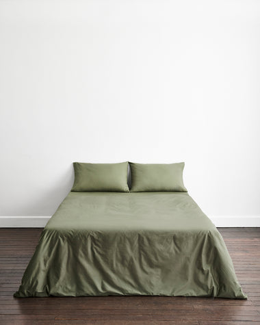 Eucalyptus 100% Organic Cotton Percale Pillowcases (Set of Two)