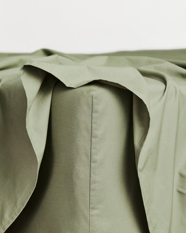 Eucalyptus 100% Organic Cotton Percale Fitted Sheet