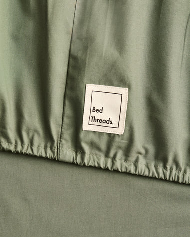 Eucalyptus 100% Organic Cotton Percale Fitted Sheet