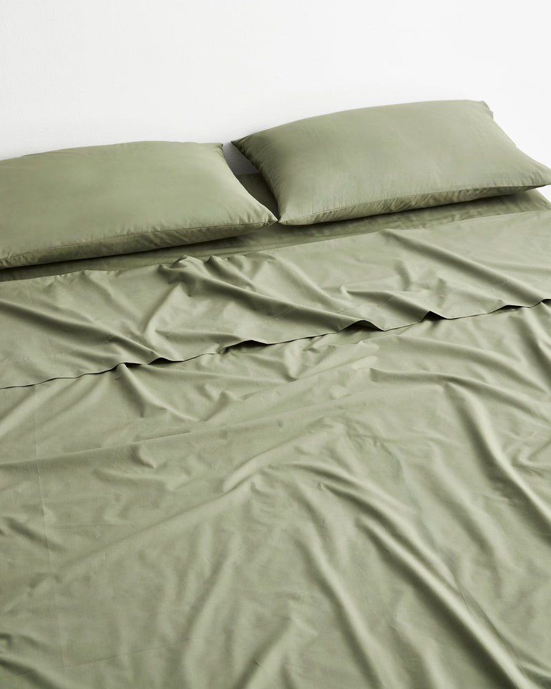 Eucalyptus 100% Organic Cotton Percale Sheet Set