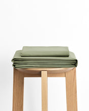 Eucalyptus 100% Organic Cotton Percale Sheet Set - view
