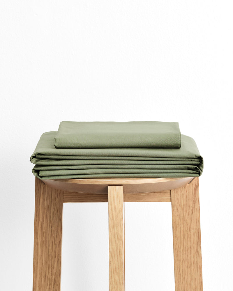 Eucalyptus 100% Organic Cotton Percale Sheet Set