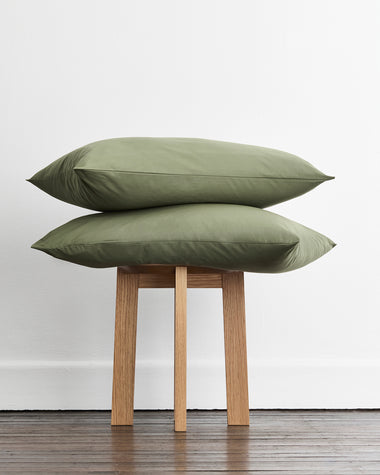 Eucalyptus 100% Organic Cotton Percale Pillowcases (Set of Two)