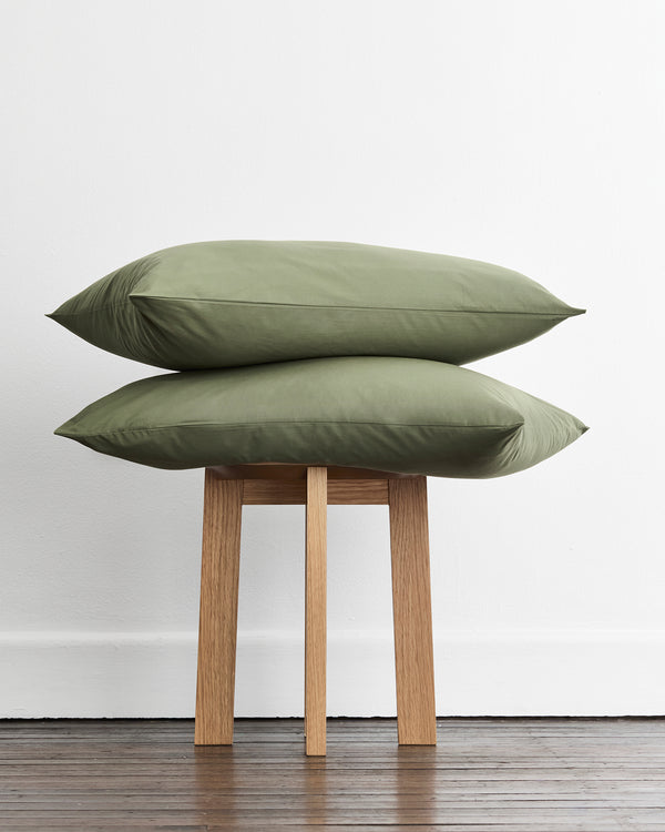 Eucalyptus 100% Organic Cotton Percale Pillowcases (Set of Two)